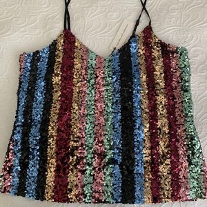 Cupcakes and Cashmere Estonia Sequin Tank